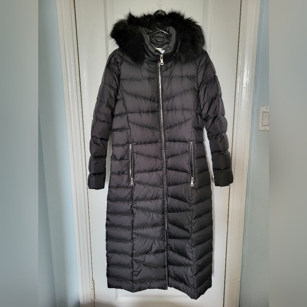 Calvin Klein Black Puffer Coat